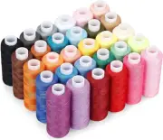 Sewing Threads Kits, 30 Colors Polyester 250 Yards per Spools for Hand New