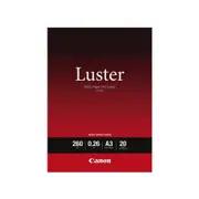 Canon Luster Photo Paper Pro 260Gsm A3 Pack 20