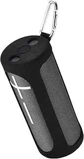 Silicone Cover Case for Ultimate Ears Boom 4 Portable Waterproof Bluetooth Speaker,for UE Boom 4 Travel Protective Skin Shell Carrying Bag w/Carabiner(Black Case)