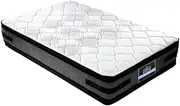 Giselle Bedding 36CM King Single Mattress 7 Zone Euro Top Pocket Spring Medium Firm Foam