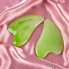 Gua sha Stone Board Massage Body Neck Guasha Plate Jade Face Massager Scrape G❤Y