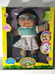 NEW IN BOX CABBAGE PATCH KIDS BABYLAND W/ GLASSES & PIGTAILS BOHO CHILD 14" KID