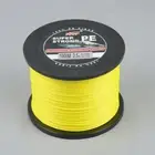 PE Braid Fishing Line Abrasion Resistant 30 40 45 50 60 70 80 85LB 1000M Yellow