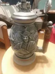Christopher Columbus Beer Stein 1992 Brazil Handcrafted