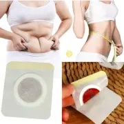 ❤ 46Pcs Magnetic Abdominal Slimming Fat Burning Navel Sticker Detox Patches