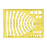 Geometric Drafting Orthodrome Template Drawing Stencil