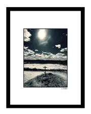 Cross in the Cloud Wall Art by Steven A. Heller