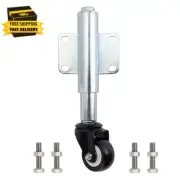 2" Spring Loaded Gate Caster, Retractable 2-1/2" Swivel Gate Caster 110 Lbs