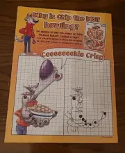 Cookie Crisp Cereal Peanut Butter Print Ad 2005 8x11