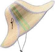 [Minkissy] Summer Protective Woven Folding Design Lightweight Sunshade for Beach Camping Travel Australian Beige