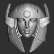 Big Barda v3 Antihero custom head for McFarlane DC Multiverse & other figures