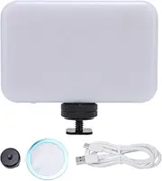 RGB Video Light, 140 LED Beads, 0-360° Color, 26 Effects, Full Color Magnetic Portable Camera Light, Wireless Charging Phone Light, 3-15h Battery, for Outdoor and Travel