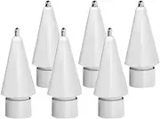 【6 Pack】 Tips for Apple Pencil Tips,Replacement Pen Nibs,Compatible with Apple Pencil 2nd Gen& 1st Gen,High Sensitivity Durable Pencil Tips, White