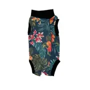 Barkertime Jungle Jubilee PeeJama Recovery Suit - Made in USA