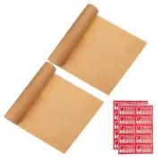 15" x 82' Honeycombs Packing Paper, 2Pcs Packing Paper Wrap Sheets Roll with ...