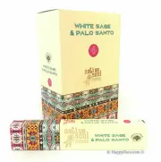 White Sage and Palo Santo Native Soul Incense Smudge Sticks - 1 Box