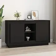 Dining Storage Sideboard Black 102x35x60 cm Engineered Wood