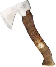 Karesuando Kniven Hunting Axe Unna Aksu Brun Curly Birch Wood Handle 3639-00
