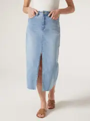 Missy Denim Midi Skirt