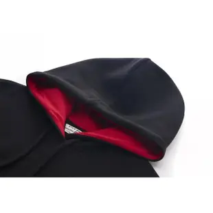 【FILA官方直營】#幻遊世界 女款 長袖連帽T恤 運動上衣-黑(5TEY-1440-BK)
