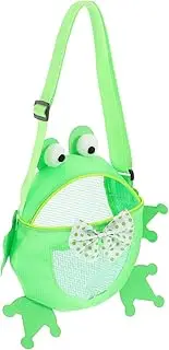 TEMPNAP Cute Beach Bag Large Capacity Mesh Toy Storage Bag for Girls National Shell Bag Beach Party Favors Beach Necessities