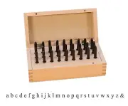27 Piece Lower Case Block Letter Set 1/8" Jewelry Making Metal Stamping Tool