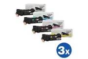 3 sets of 4 Pack Fuji Xerox DocuPrint CP305d,CM305df Original Toner Cartridges (CT201632-CT201635)