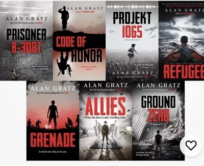 Alan Gratz Book Set Complete Collection of 7 Volumes - NEW Paperbacks