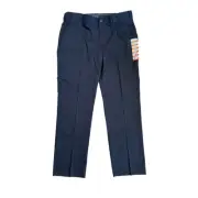 5.11 Tactical Women's Taclite Patrol Duty Uniform Class A Pant Blue Unhemmed 24W