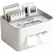 Rectangular Tissue Box Lid With Storage, Multifunctional Tissue Box Holder, Tissue Box Organizer, Tissue Holder Box Dispenser