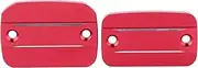 Premium Front Brake Clutch Cylinder Fluid Reservoir Cap Cover For Scrambler 1100 659 696 796 In Stylish Black Aluminum Alloy Design (Red)