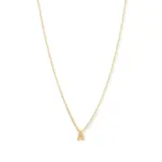 Mini Initial Gold Necklace