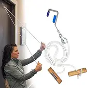 RangeMaster - EconoRanger Shoulder Pulley for Physical Therapy Exercises - Metal Bracket Door Attachment