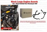 Royal Enfield "Black Large Engine Guard" For New Himalayan 450