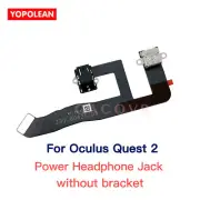 New For Meta Oculus Quest 2 VR Headphone Jack Flex Cable without bracket Parts