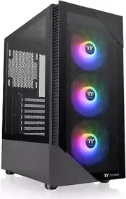 View 200 TG ARGB Motherboard Sync ATX Tempered Glass Mid Tower Computer Case wit