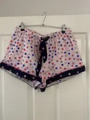 Peter Alexander Ladies Pyjama Shorts Pink Confetti Medium