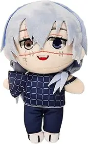 JCvCX Mahito Plush Toy Plush Figure Plush Doll Stuffed Animal Plushies Plush Pillow Figurine Anime BSD Plush Toys (Navy Blue)