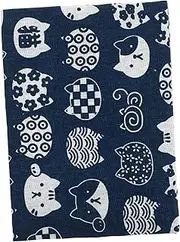 FUNNETOYU Decorative Book Cover Sleeve Practical Notebook Sleeve Scratch Book Protector for Reusable Fabric Protector with Unique Pattern for Students and Scrapbooking