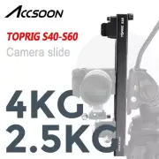 Accsoon TOPRIG S40 S60 Motorized Camera Slider Rail 120° Panorama APP Control