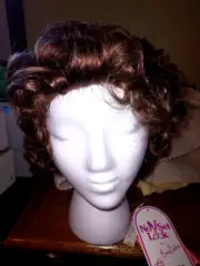 NWT New in Box w/Tags Eva Gabor Vintage Wig Lorelei Color 30 Short Curly Brown