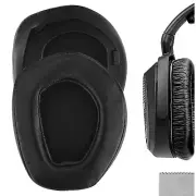 Geekria Sheepskin Ear Pads for Sennheiser RS175 RS195 HDR195 Headphones (Black)