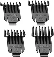 Andis T-Blade 4-Piece Comb Set, Black, Hair Clipper Combs, Unisex Adult, All Ages