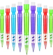 Assorted Mini Mechanical Pencils 0.7 Mm Automatic Pencils with Mini Erasers Mini