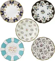 [Royal Albert] 100 Years 1900-1940 Plate 5 Piece Set, Multicolour, 8'