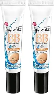 Spawake BB Cream Moisture Fresh with SPF25/PA++ for All Skin Type, 01 Perfect Glow, 30g- Pack of 2