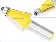 Bottom Bearing Chamfer 15 Degree 12.7mm - 25mm Router Bit Dual Flute Cutter Tool