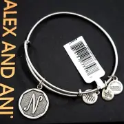 Alex and Ani Letter N Initial Charm Bracelet