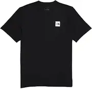 [THE NORTH FACE] Men's Men’s Short-Sleeve Box Logo Tee, TNF White/TNF Black, XX-Large