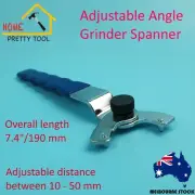 8" Angle Grinder Universal Adjustable Pin Wrench 10 mm-50 mm Nut Spanner 2 pin